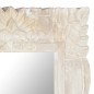 vidaXL Spiegel Weiß 110x50 cm Mango Massivholz vidaXL Spiegel Weiß 110x50 cm Mango Massivholz