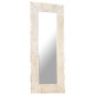 vidaXL Spiegel Weiß 110x50 cm Mango Massivholz vidaXL Spiegel Weiß 110x50 cm Mango Massivholz