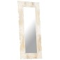 vidaXL Spiegel Weiß 110x50 cm Mango Massivholz vidaXL Spiegel Weiß 110x50 cm Mango Massivholz