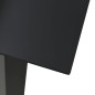 3-tlg. Garten-Essgruppe PVC Rattan Schwarz 3-tlg. Garten-Essgruppe PVC Rattan Schwarz