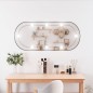 vidaXL Wandspiegel mit LED-Leuchten 40x90 cm Glas Oval vidaXL Wandspiegel mit LED-Leuchten 40x90 cm Glas Oval