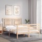 vidaXL Massivholzbett mit Kopfteil 140x200 cm vidaXL Massivholzbett mit Kopfteil 140x200 cm