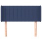 vidaXL Kopfteil mit Ohren Blau 93x16x78/88 cm Stoff vidaXL Kopfteil mit Ohren Blau 93x16x78/88 cm Stoff