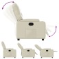 vidaXL Relaxsessel Creme Kunstleder vidaXL Relaxsessel Creme Kunstleder
