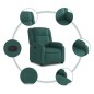 vidaXL Relaxsessel Dunkelgrün Stoff vidaXL Relaxsessel Dunkelgrün Stoff