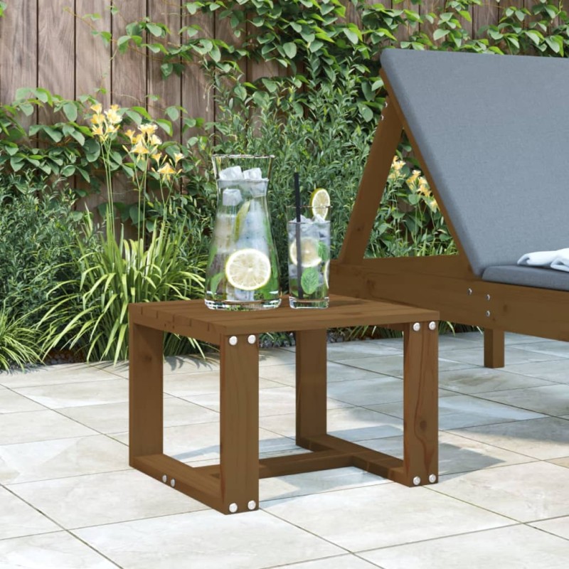 vidaXL Garten-Beistelltisch Honigbraun 40x38x28,5 cm Massivholz Kiefer vidaXL Garten-Beistelltisch Honigbraun 40x38x28,5 cm Massivholz Kiefer