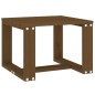 vidaXL Garten-Beistelltisch Honigbraun 40x38x28,5 cm Massivholz Kiefer vidaXL Garten-Beistelltisch Honigbraun 40x38x28,5 cm Massivholz Kiefer