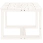 vidaXL Garten-Beistelltisch Weiß 40x38x28,5 cm Massivholz Kiefer vidaXL Garten-Beistelltisch Weiß 40x38x28,5 cm Massivholz Kiefer