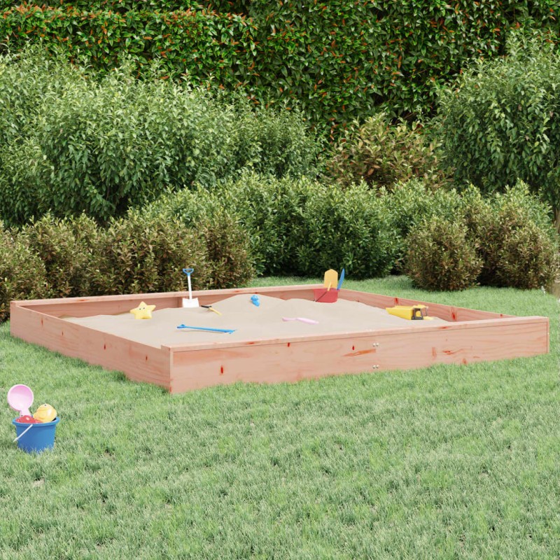 vidaXL Sandkasten mit Sitzen Quadratisch Massivholz Douglasie vidaXL Sandkasten mit Sitzen Quadratisch Massivholz Douglasie