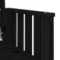vidaXL Gartenbank mit Tisch 2-Sitzer Schwarz Massivholz Kiefer vidaXL Gartenbank mit Tisch 2-Sitzer Schwarz Massivholz Kiefer