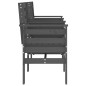 vidaXL Gartenbank mit Tisch 2-Sitzer Grau Massivholz Kiefer vidaXL Gartenbank mit Tisch 2-Sitzer Grau Massivholz Kiefer