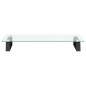vidaXL Monitorständer Schwarz 60x35x8 cm Hartglas und Metall vidaXL Monitorständer Schwarz 60x35x8 cm Hartglas und Metall