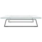 vidaXL Monitorständer Schwarz 60x35x8 cm Hartglas und Metall vidaXL Monitorständer Schwarz 60x35x8 cm Hartglas und Metall
