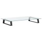 vidaXL Monitorständer Schwarz 60x35x8 cm Hartglas und Metall vidaXL Monitorständer Schwarz 60x35x8 cm Hartglas und Metall