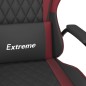 vidaXL Gaming-Stuhl mit Massagefunktion Schwarz und Weinrot Kunstleder vidaXL Gaming-Stuhl mit Massagefunktion Schwarz und Weinrot Kunstleder