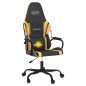 vidaXL Gaming-Stuhl mit Massagefunktion Schwarz & Golden Kunstleder vidaXL Gaming-Stuhl mit Massagefunktion Schwarz & Golden Kunstleder