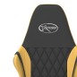 vidaXL Gaming-Stuhl mit Massagefunktion Schwarz & Golden Kunstleder vidaXL Gaming-Stuhl mit Massagefunktion Schwarz & Golden Kunstleder