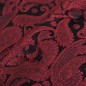 Hochzeitswesten-Set Herren Paisley Größe 48 Burgunderrot Hochzeitswesten-Set Herren Paisley Größe 48 Burgunderrot