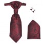 Hochzeitswesten-Set Herren Paisley Größe 48 Burgunderrot Hochzeitswesten-Set Herren Paisley Größe 48 Burgunderrot