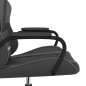 vidaXL Gaming-Stuhl mit Massagefunktion Schwarz und Grau Kunstleder vidaXL Gaming-Stuhl mit Massagefunktion Schwarz und Grau Kunstleder