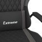 vidaXL Gaming-Stuhl mit Massagefunktion Schwarz und Grau Kunstleder vidaXL Gaming-Stuhl mit Massagefunktion Schwarz und Grau Kunstleder