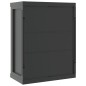 vidaXL Gartenschrank Grau und Schwarz 65x37x85 cm PP vidaXL Gartenschrank Grau und Schwarz 65x37x85 cm PP