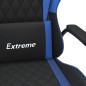 vidaXL Gaming-Stuhl Schwarz und Blau Kunstleder vidaXL Gaming-Stuhl Schwarz und Blau Kunstleder