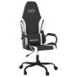 vidaXL Gaming-Stuhl Schwarz und Weiß Kunstleder vidaXL Gaming-Stuhl Schwarz und Weiß Kunstleder