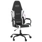 vidaXL Gaming-Stuhl Schwarz und Weiß Kunstleder vidaXL Gaming-Stuhl Schwarz und Weiß Kunstleder