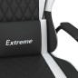 vidaXL Gaming-Stuhl Schwarz und Weiß Kunstleder vidaXL Gaming-Stuhl Schwarz und Weiß Kunstleder