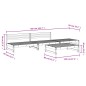 vidaXL 4-tlg. Garten-Lounge-Set Massivholz Kiefer vidaXL 4-tlg. Garten-Lounge-Set Massivholz Kiefer