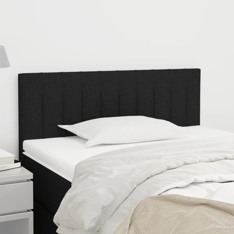 vidaXL Kopfteil Schwarz 80x5x78/88 cm Stoff vidaXL Kopfteil Schwarz 80x5x78/88 cm Stoff