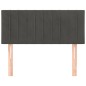 vidaXL Kopfteil Dunkelgrau 90x5x78/88 cm Samt