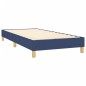 vidaXL Boxspringbett mit Matratze Blau 90x200 cm Stoff vidaXL Boxspringbett mit Matratze Blau 90x200 cm Stoff
