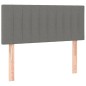 vidaXL Boxspringbett mit Matratze & LED Dunkelgrau 80x200 cm Stoff vidaXL Boxspringbett mit Matratze & LED Dunkelgrau 80x200 cm Stoff