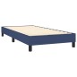 vidaXL Boxspringbett mit Matratze Blau 80x200 cm Stoff vidaXL Boxspringbett mit Matratze Blau 80x200 cm Stoff