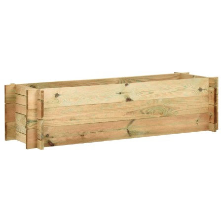 vidaXL Pflanzkübel Hochbeet Kiefernholz Imprägniert 120 cm 
