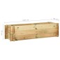 vidaXL Pflanzkübel Hochbeet Kiefernholz Imprägniert 120 cm vidaXL Pflanzkübel Hochbeet Kiefernholz Imprägniert 120 cm