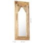 vidaXL Spiegel 50x3x110 cm Massivholz Mango vidaXL Spiegel 50x3x110 cm Massivholz Mango