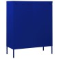 vidaXL Kommode Marineblau 80x35x101,5 cm Stahl vidaXL Kommode Marineblau 80x35x101,5 cm Stahl