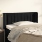 vidaXL Kopfteil mit Ohren Schwarz 93x16x78/88 cm Samt vidaXL Kopfteil mit Ohren Schwarz 93x16x78/88 cm Samt