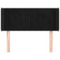vidaXL Kopfteil mit Ohren Schwarz 93x16x78/88 cm Samt vidaXL Kopfteil mit Ohren Schwarz 93x16x78/88 cm Samt