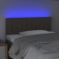 vidaXL LED Kopfteil Taupe 90x5x78/88 cm Stoff vidaXL LED Kopfteil Taupe 90x5x78/88 cm Stoff