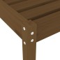 vidaXL Sonnenliegen 2 Stk. mit Tisch Honigbraun Massivholz Kiefer vidaXL Sonnenliegen 2 Stk. mit Tisch Honigbraun Massivholz Kiefer