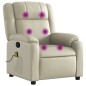 vidaXL Massagesessel Creme Kunstleder vidaXL Massagesessel Creme Kunstleder
