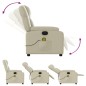vidaXL Massagesessel Creme Kunstleder vidaXL Massagesessel Creme Kunstleder