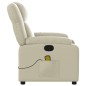 vidaXL Massagesessel Creme Kunstleder vidaXL Massagesessel Creme Kunstleder
