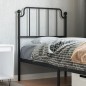 vidaXL Kopfteil Metall Schwarz 75 cm vidaXL Kopfteil Metall Schwarz 75 cm