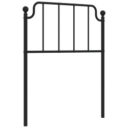 vidaXL Kopfteil Metall Schwarz 75 cm