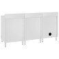 vidaXL Gastro-Spülenunterschrank 180x60x96 cm Edelstahl vidaXL Gastro-Spülenunterschrank 180x60x96 cm Edelstahl